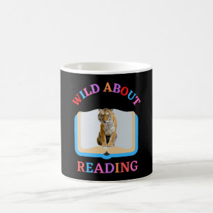 WILD ABOUT READING COFFEE MUG