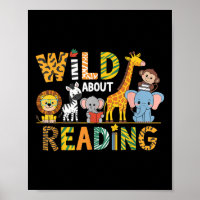 Wild About Reading Kid Love Wild Animal Books Back