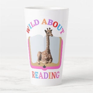 WILD ABOUT READING LATTE MUG