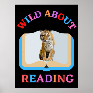 WILD ABOUT READING POSTER