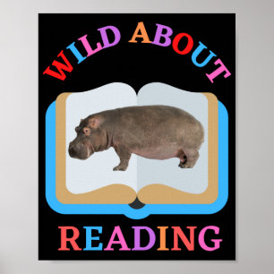 WILD ABOUT READING POSTER