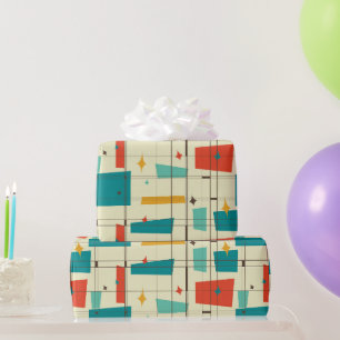Wild About Retro Wrapping Paper