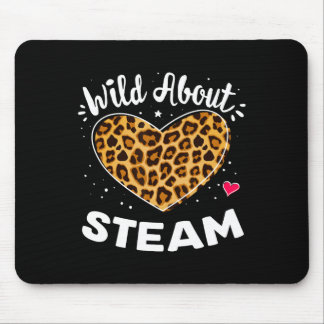 Wild About Steam Leopard Squad Stem Byck To School Mouse Pad