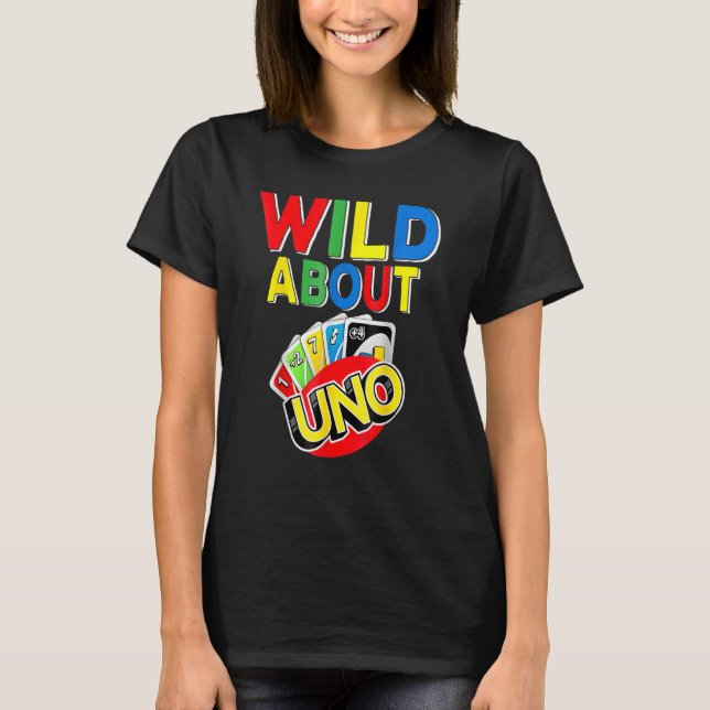 Wild About Uno Party Decorations 1st Birthday Outf T-Shirt (Front)