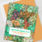 Wild About You Jungle Valentine's Day Holiday Card