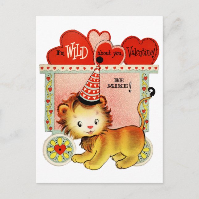 Wild About You | Valentine | Postcard (Front)