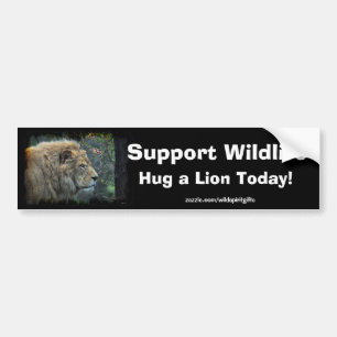 Wild Africa Animal-lovers Big Five Bumper Sticker