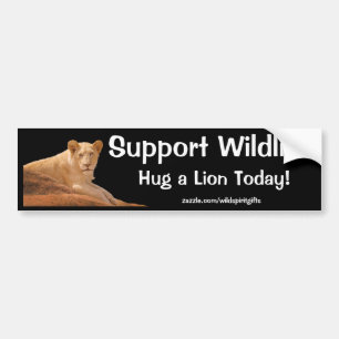 Wild Africa Animal-lovers Big Five Bumper Sticker