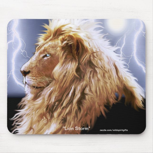 Wild Africa Animal-lovers Big Five Mouse Pad (Front)