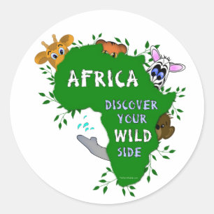 Wild Africa Classic Round Sticker