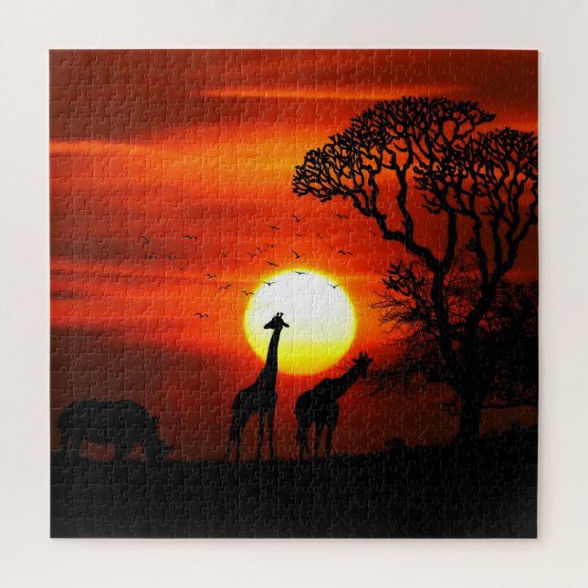 Wild Africa Jigsaw Puzzle,676 pcs Puzzle (Vertical)