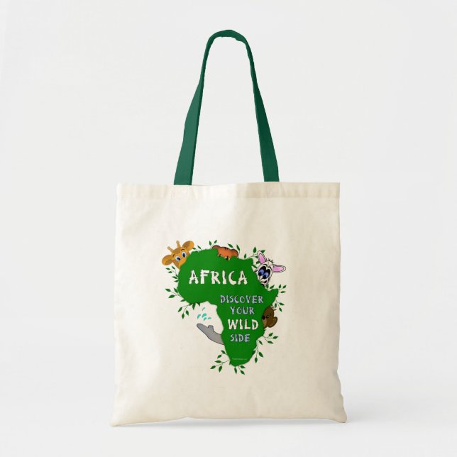 Wild Africa Tote Bag (Front)