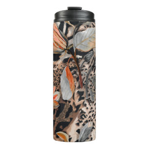 Wild African Animal Skin Pattern Thermal Tumbler