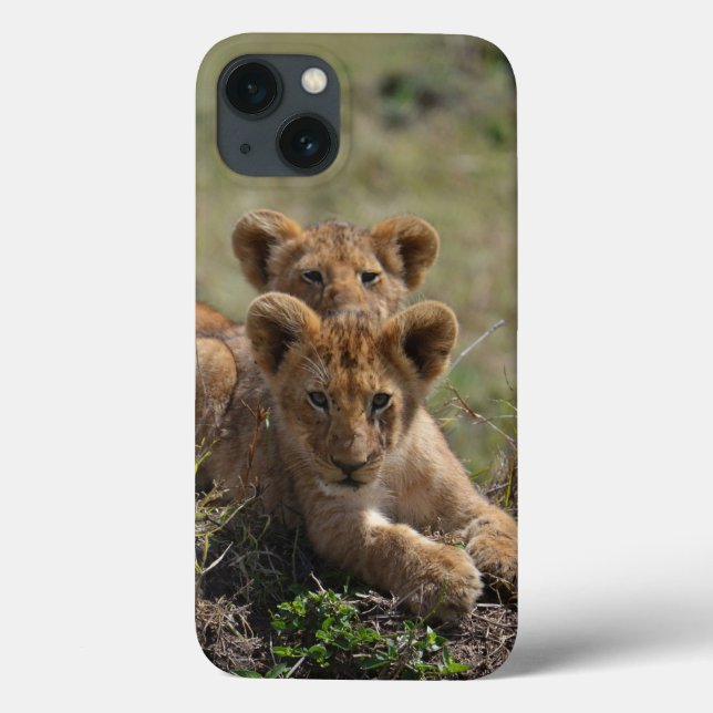 Wild African Lion Cubs iPad Mini case (Back)