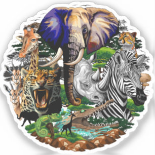 Wild African Savanna Animals