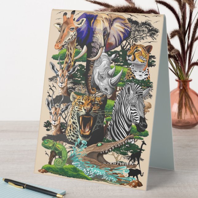 Wild African Savanna Animals (In SItu (Table))