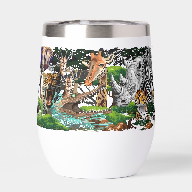 Wild African Savanna Animals (Back)