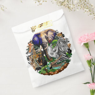 Wild African Savanna Animals Favour Bag