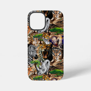 Wild African Savanna Animals iPhone 12 Mini Case