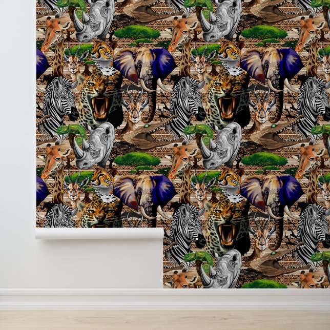 Wild African Savanna Animals Wallpaper (Application)