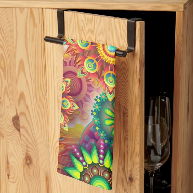 Wild and Bright Kitchen Towels (Thirds Fold)