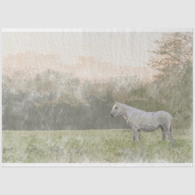 Wild and Free 18 lb tissue decoupage paper (Front)