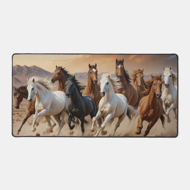 Wild and free desk mat (Front)