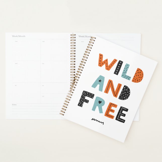Wild and Free | Doodle Letters Planner (Display)