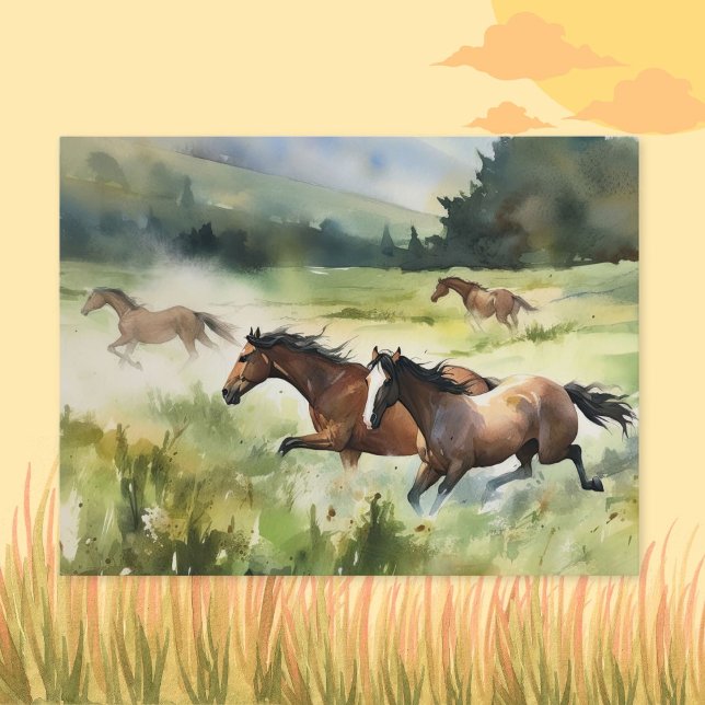 Wild and Free Horse Postcard (Creator Uploaded)
