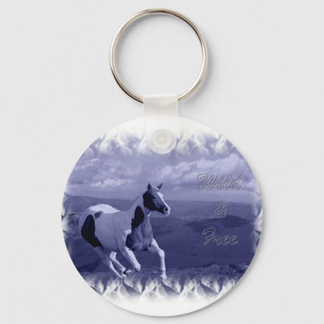 Wild and Free Keychain (Front)