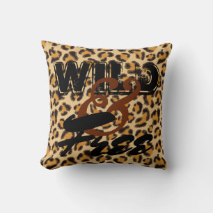 Wild and Free -Leopard Print Cushion