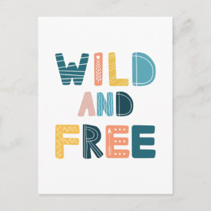 Wild and Free Postcard