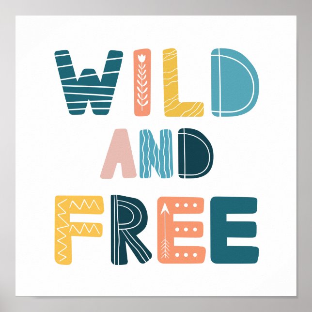 Wild and Free Poster (Front)