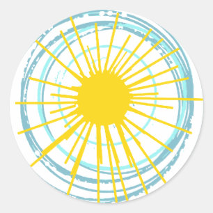 Wild and Free You Are My Sunshine Classic Round Sticker