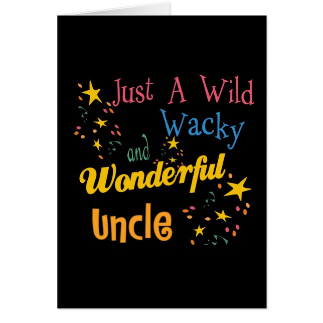 Wild And Wacky Uncle (Front)