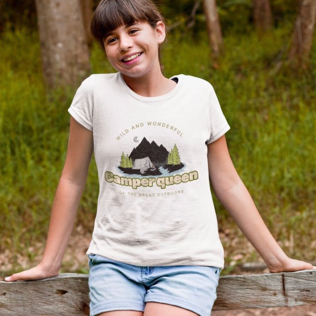 Wild and wonderful camper queen adventure  T-Shirt (Creator Uploaded)