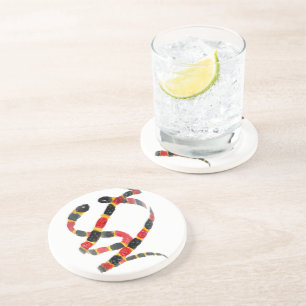 Wild Animal Art Snakes Coaster