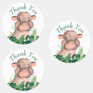 Wild Animal Birthday Party Labels
