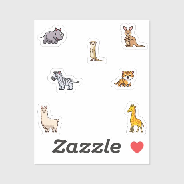 Wild animal collection (Sheet)