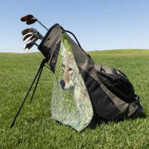 Wild Animal Coyote Golf Towel