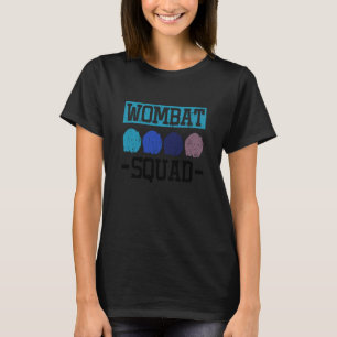 Wild Animal Cute Wombats Nature Wildlife Rodent T-Shirt