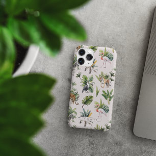 Wild Animal   Jungle Greenery Monogram iPhone 16 Pro Max Case
