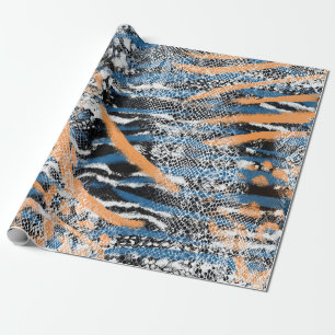 Wild Animal Print Pattern Wrapping Paper