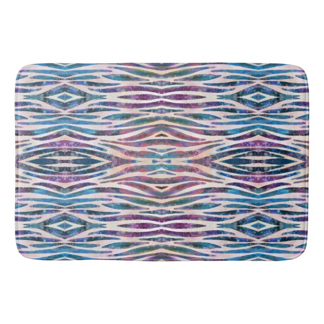 Wild Animal Stripe Bath Mat (Front)