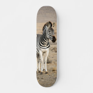 Wild Animal Zebra Skateboard