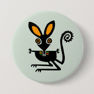 Wild animals -  BILBY - Marsupial- Wildlife - 7.5 Cm Round Badge