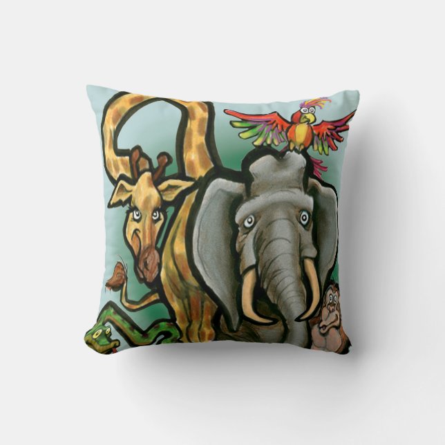 Wild Animals Cushion (Front)