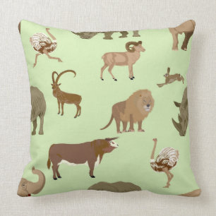 Wild animals cushion