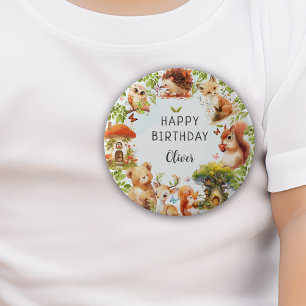 Wild Animals Cute Magical Forest 6 Cm Round Badge