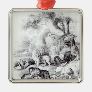 Wild Animals from 'A History of the Earth Metal Tree Decoration